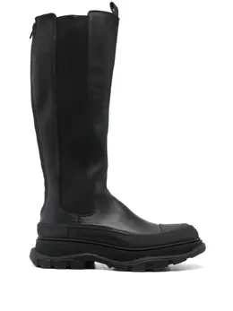 Alexander McQueen: Чёрные ботинки  Tread