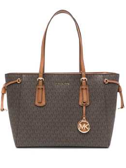 Michael Michael Kors: Коричневая сумка-шоппер 