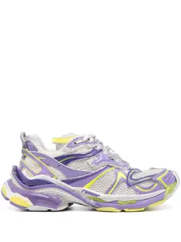 Balenciaga: Фиолетовые кроссовки  Runner