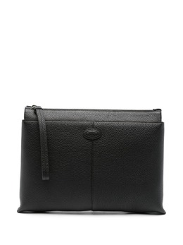 Tod's: Чёрный клатч 