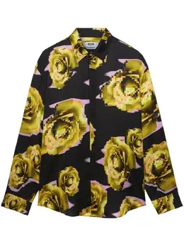 MSGM: Рубашка с принтом 