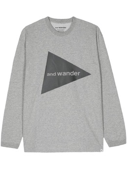 and Wander: Футболка с принтом 