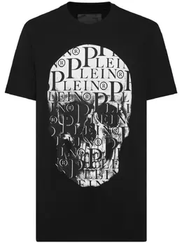 Philipp Plein: Футболка  Skull с принтом