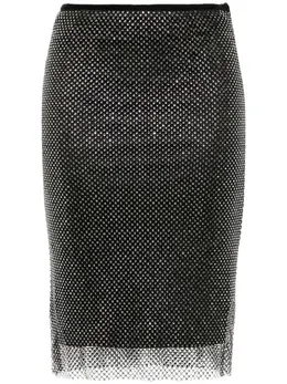 Sportmax: Чёрная юбка 