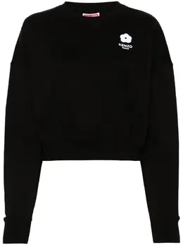 Kenzo: Свитшот с цветочным принтом 