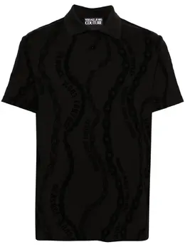 Versace Jeans Couture: Поло с принтом 
