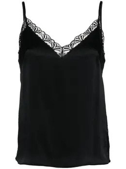 Alberta Ferretti: Кружевное топ 