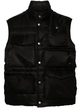 MM6 Maison Margiela: Чёрный жилет 