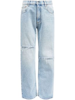 MM6 Maison Margiela: Рваные джинсы 