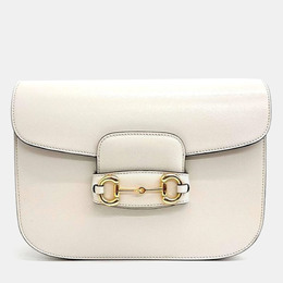 Gucci: Белая сумка  1955 Horsebit