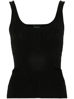 Mugler: Трикотажная майка 