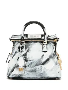 Maison Margiela: Чёрная сумка-шоппер  5AC