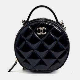 Chanel: Чёрная сумка на руку 