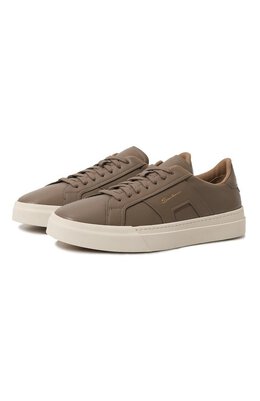 Santoni: Бежевые кеды 