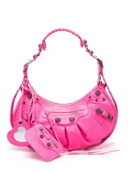 Balenciaga: Розовая сумка  Le Cagole