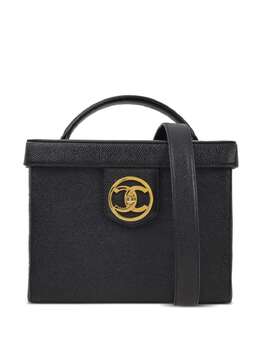 CHANEL Pre-Owned: Чёрная сумка 