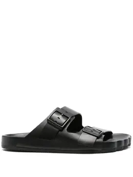 Balenciaga: Чёрные сандалии 
