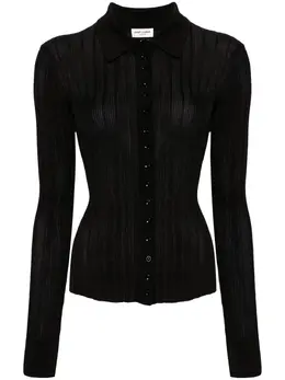 Saint Laurent: Трикотажный кардиган 