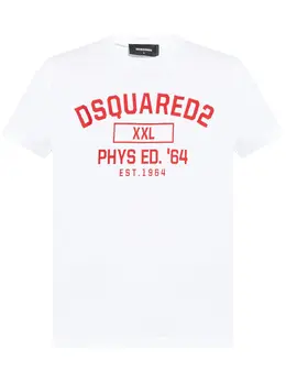 DSQUARED2: Белая футболка  1964