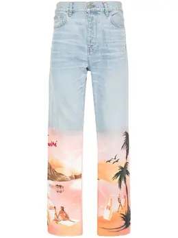 AMIRI: Светлые джинсы 
