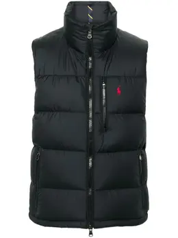 Polo Ralph Lauren: Голубой жилет 