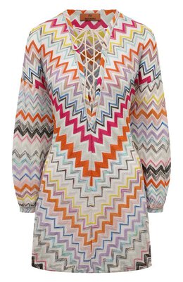 Missoni: Платье из тонкой пряжи 