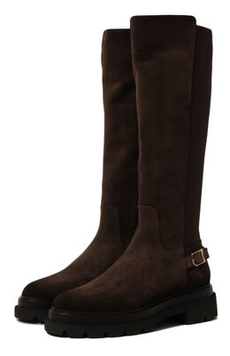 Santoni: Коричневые сапоги 