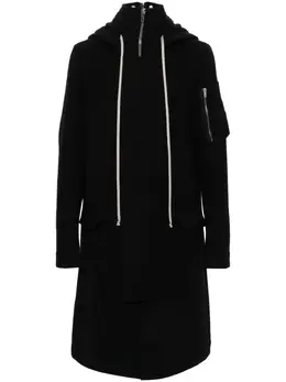Rick Owens: Чёрное пальто 