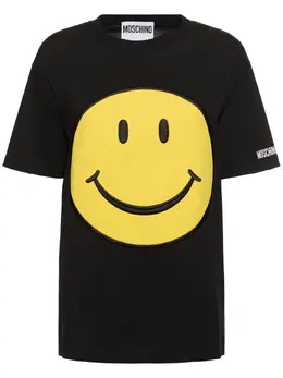 MOSCHINO: Хлопковая футболка 