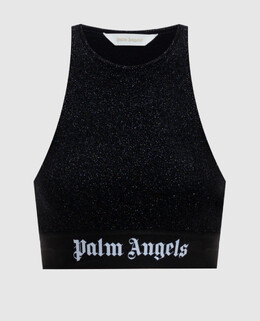 Palm Angels: Чёрный топ 