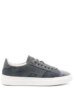 Santoni: Голубые кроссовки 