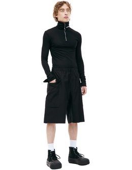 Jil Sander: Чёрные шорты 