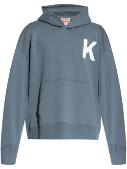 Kenzo: Голубая толстовка  Tiger