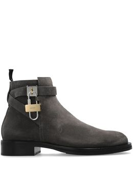 Givenchy: Тёмные ботинки  Lock