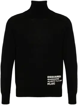 DSQUARED2: Чёрный свитер 