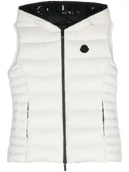 Moncler: Светлый жилет 