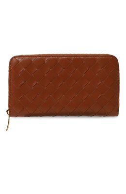 Bottega Veneta: Коричневый кошелёк 