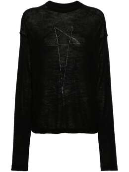 Rick Owens: Чёрный свитер  Penta