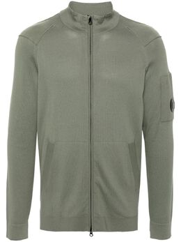 C.P. Company: Кардиган цвета хаки 