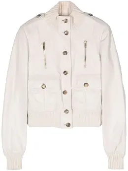 Gucci Pre-Owned: Кожаная куртка 