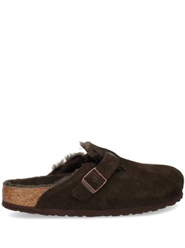 Birkenstock: Коричневые сабо  Boston