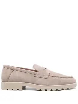 Santoni: Коричневые туфли 