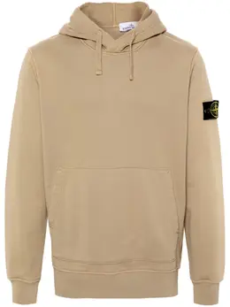 Stone Island: Бежевая толстовка  Compass