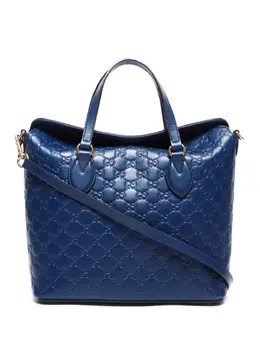 Gucci Pre-Owned: Голубая сумка 