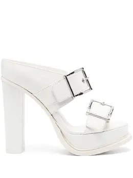 Alexander McQueen: Белые сандалии 