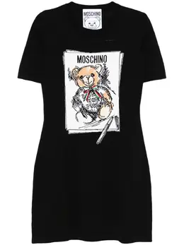 Moschino: Платья-футболки  Teddy Bear