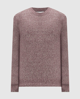 Brunello Cucinelli: Бордовый свитер 