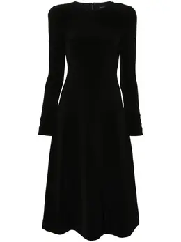 Balenciaga: Платье с длинным рукавом 