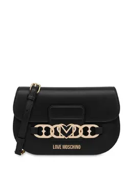 Love Moschino: Чёрная сумка через плечо 