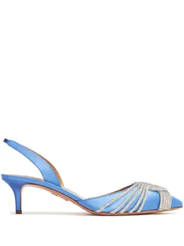 Aquazzura: Голубые туфли 